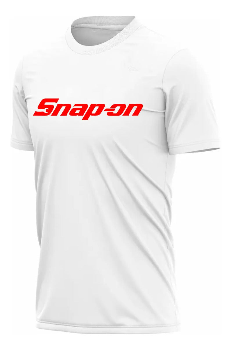 Playera Snap On Herramientas Blanco Logo M