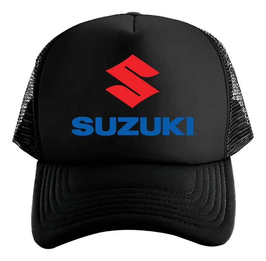 Gorra Suzuki Moto Motogp Automovilismo Coche Deportes Negro Ajustable Suzuki