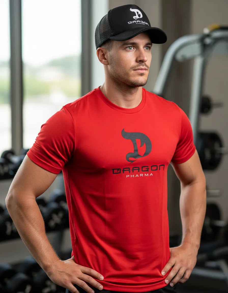 Playera Y Gorra Dragon Pharma Gym Fitness Running Deportes