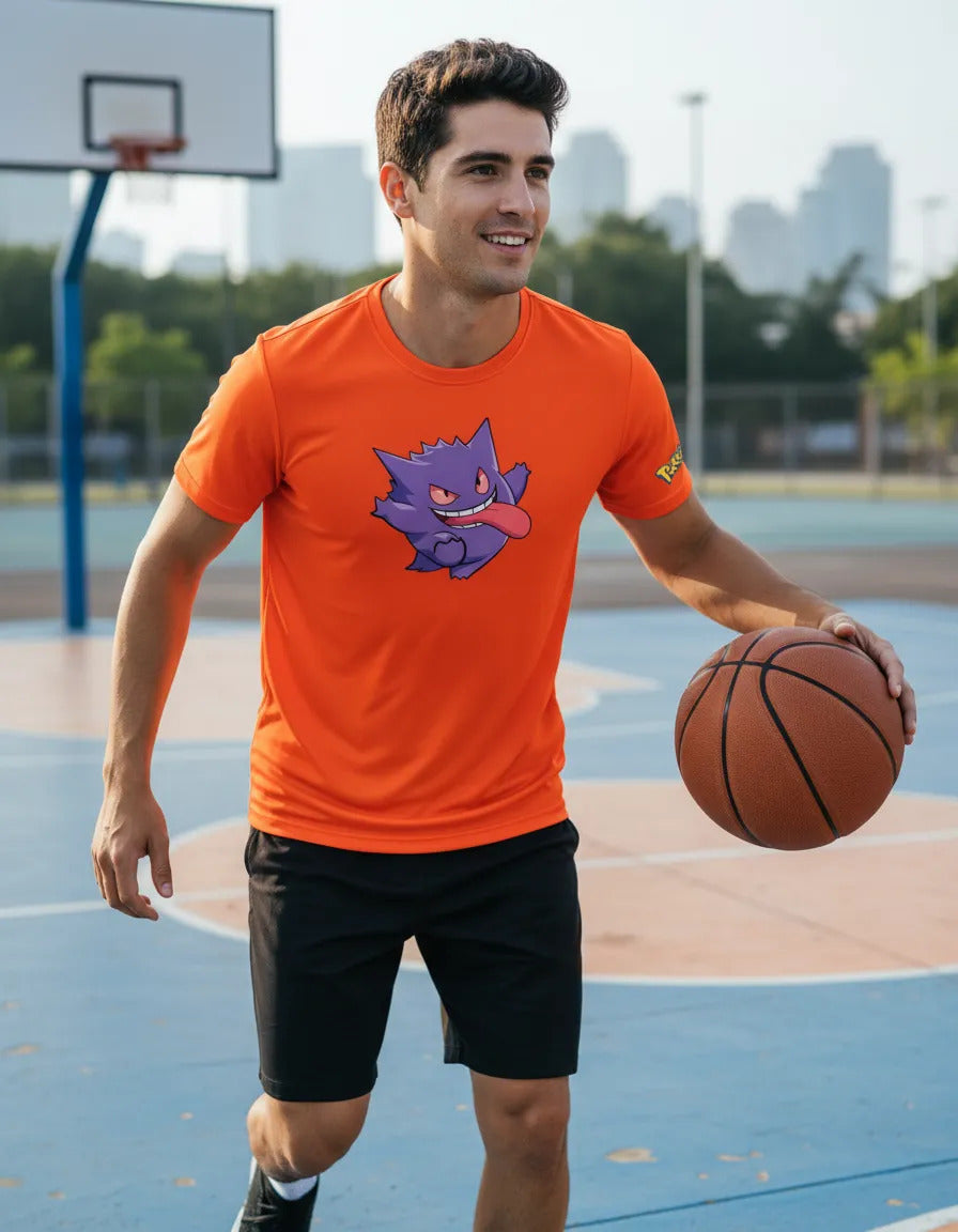 Playera Deportiva Pokémon Gengar Pikachu Charmander Squirtle