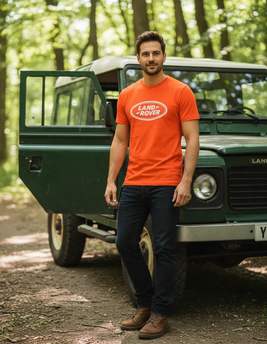 Playera Land Rover Camioneta Coche Vehículo Autos