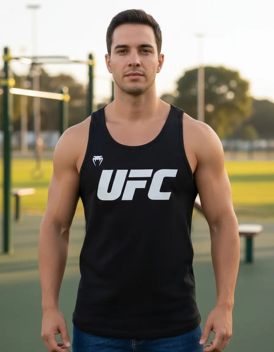 Playera Sin Mangas Ufc Mma Box Muay Thai Kick Boxing Bjj Gym