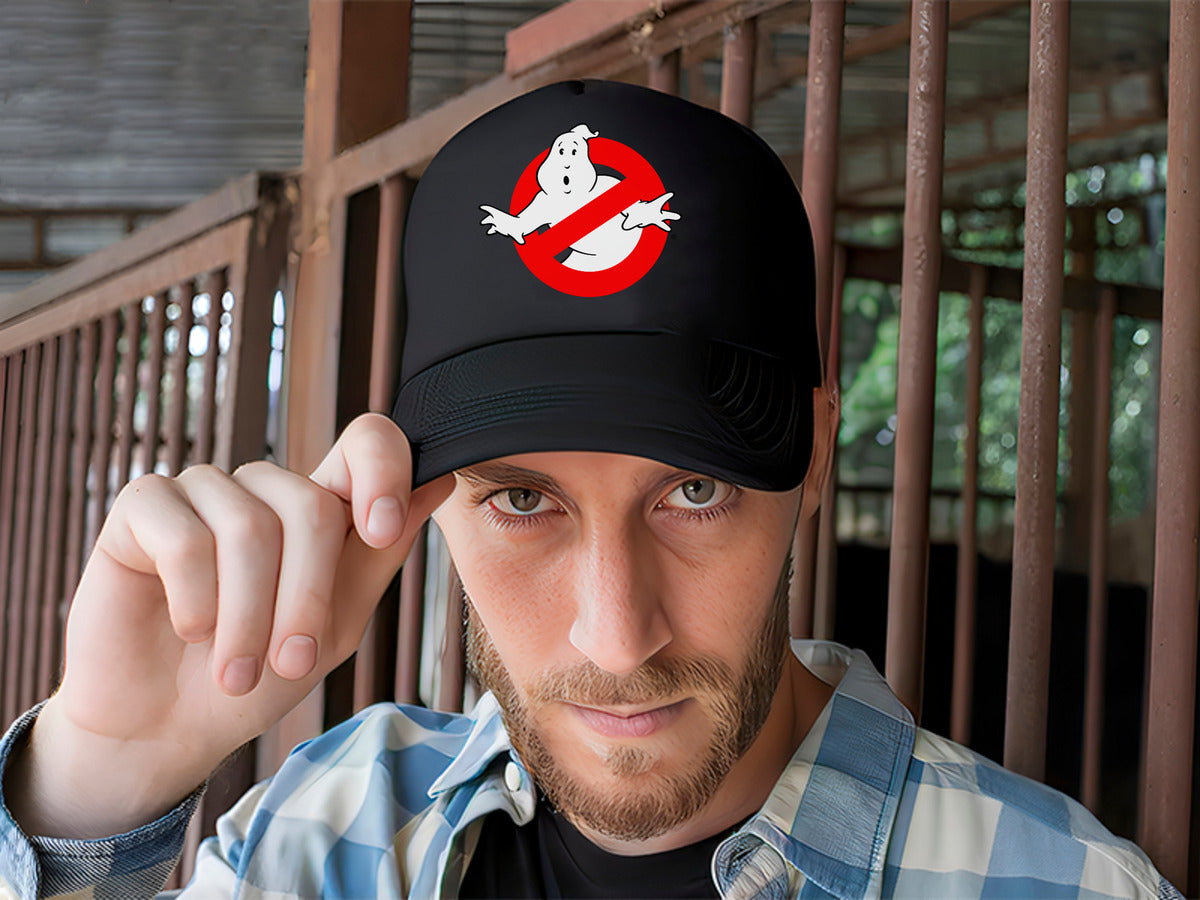 Gorra Ghostbusters Caza Fantasmas Negro Ajustable Fantasma