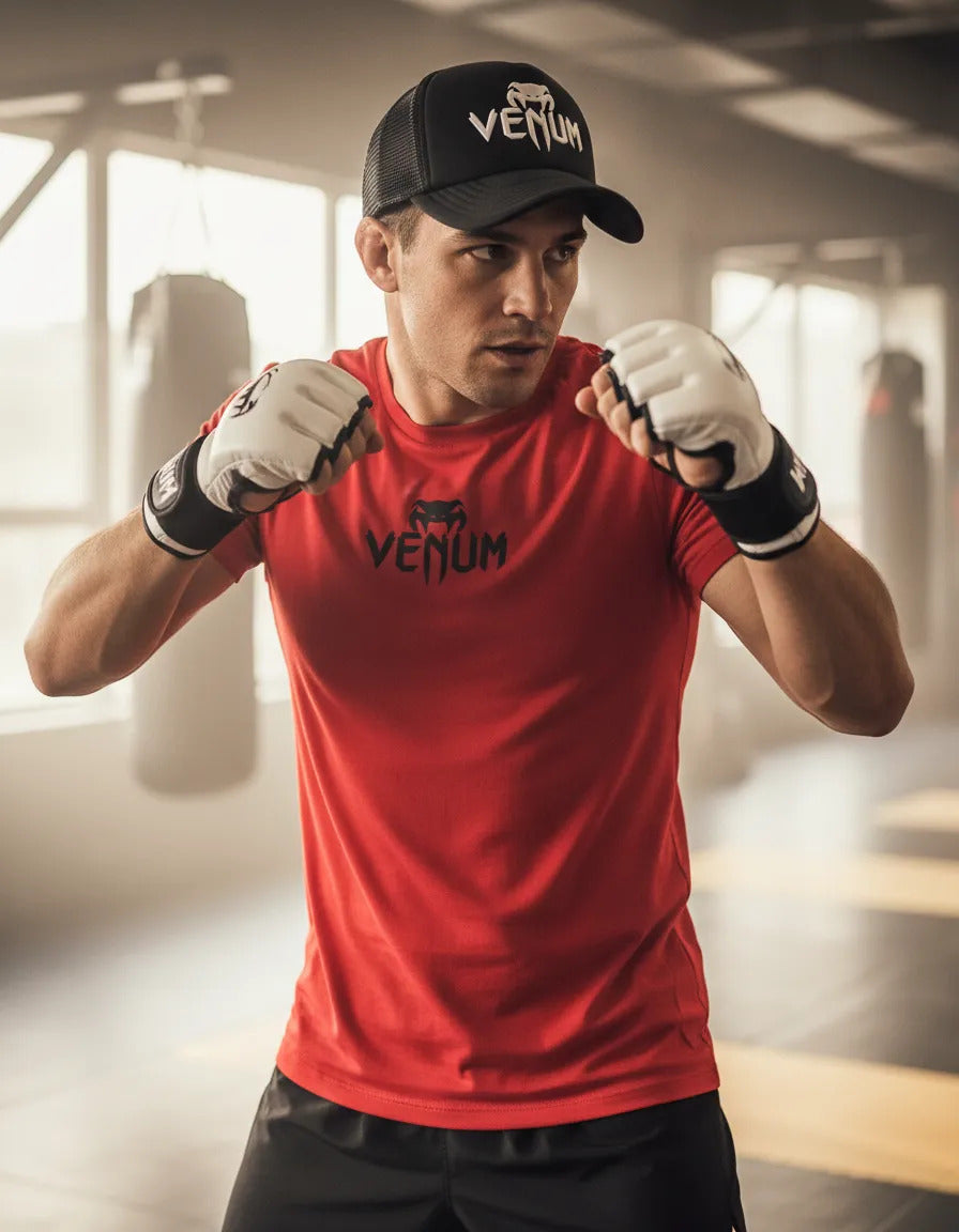 Ufc Playera Y Gorra Venum Ufc Mma Box Muay Thai Kick Boxing
