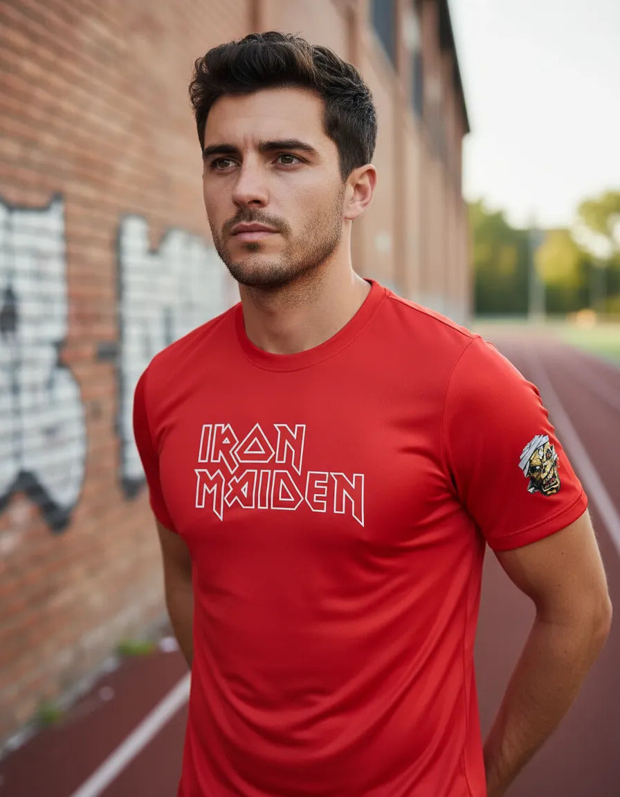 Playera Deportiva Iron Maiden Música Rock Heavy Metal