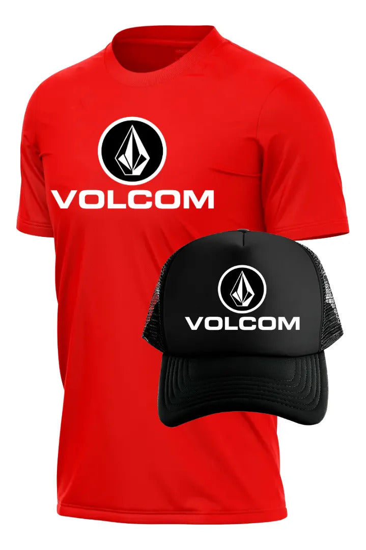Playera Y Gorra Volcom Skate Skateboard Surf Moda Urbana