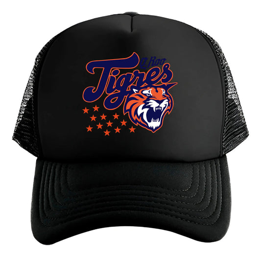 Gorra Tigres Quintana Roo Lmb Béisbol México Deportes Negro Ajustable Tigres
