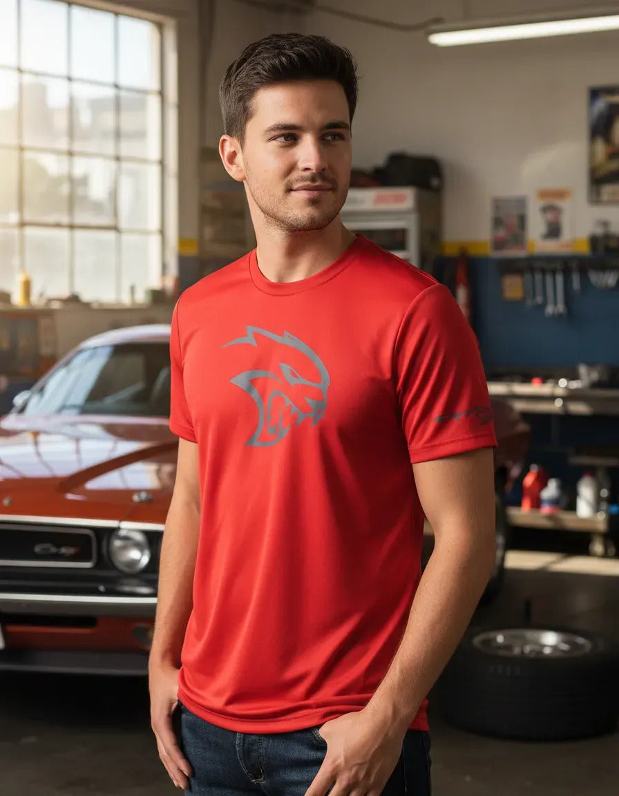 Playera Y Gorra Hellcat Dodge Srt Challenger Automovilismo