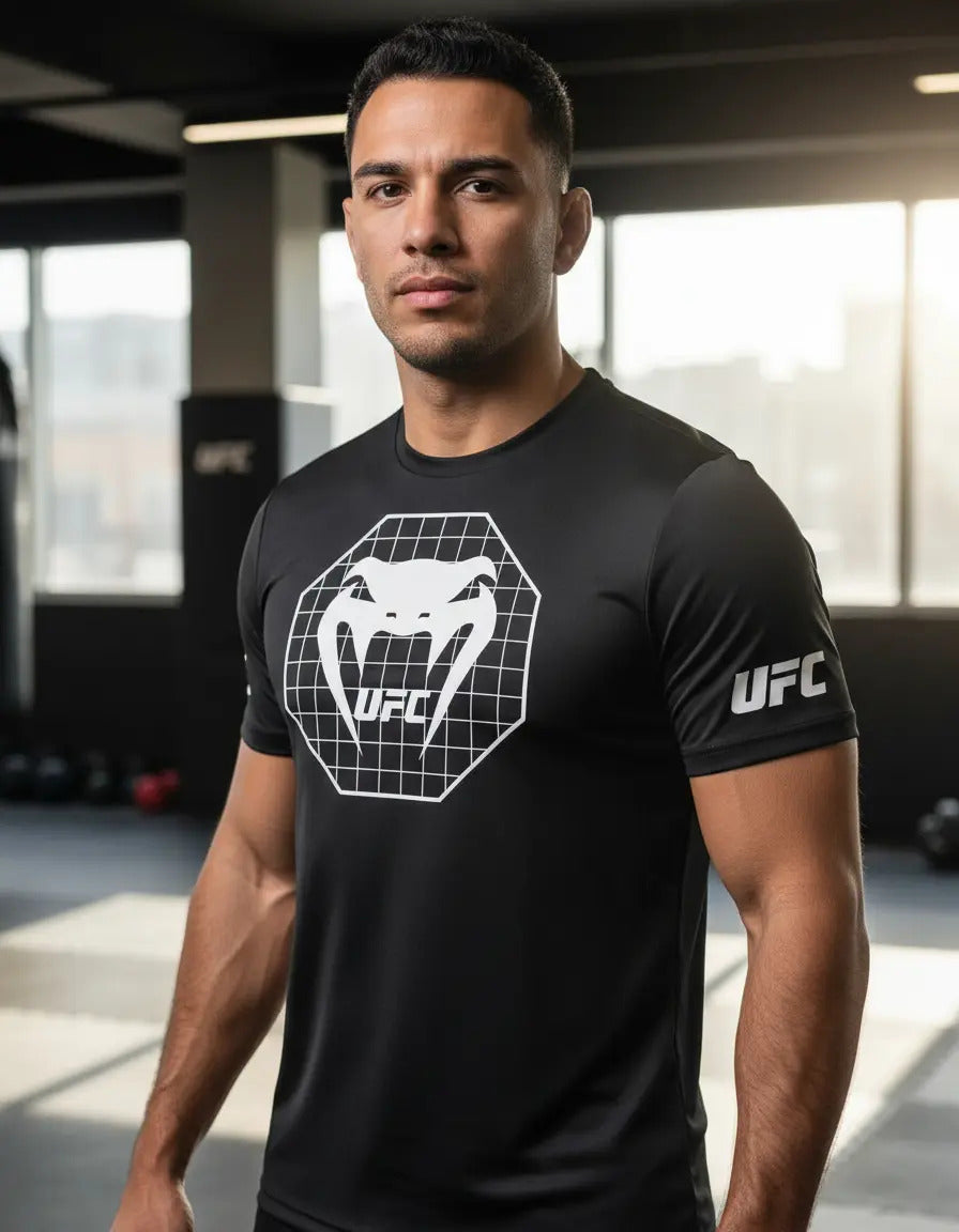 Playera Algodón Venum Ufc Octa Mma Box Muay Thai Kick Boxing
