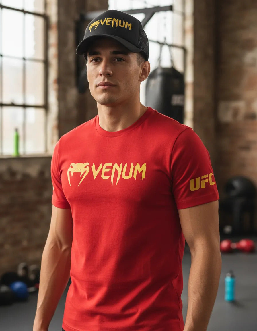 Playera Y Gorra Venum Ufc Classic Mma Box Muay Thai Kb Bjj