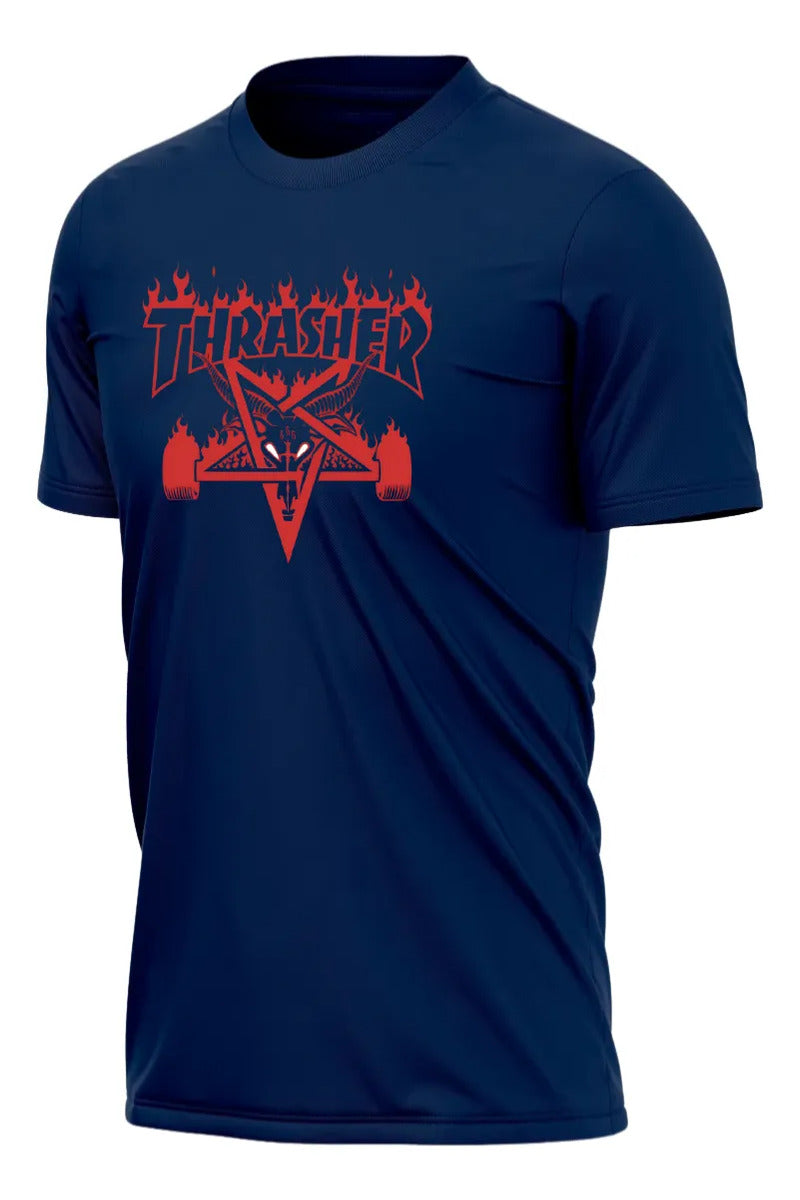 Playera Thrasher Magazine Godzilla Skate Deportes Urbanos