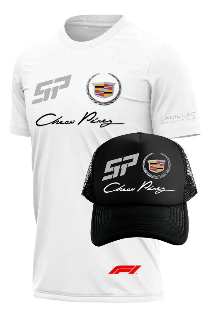 Playera Y Gorra Cadillac Formula 1 Team F1 Automovilismo