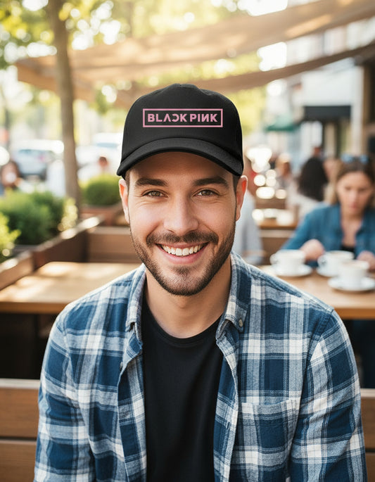 Gorra Trucker Black Pink Música Pop R&b Hip Hop Korea Negro Ajustable Bp