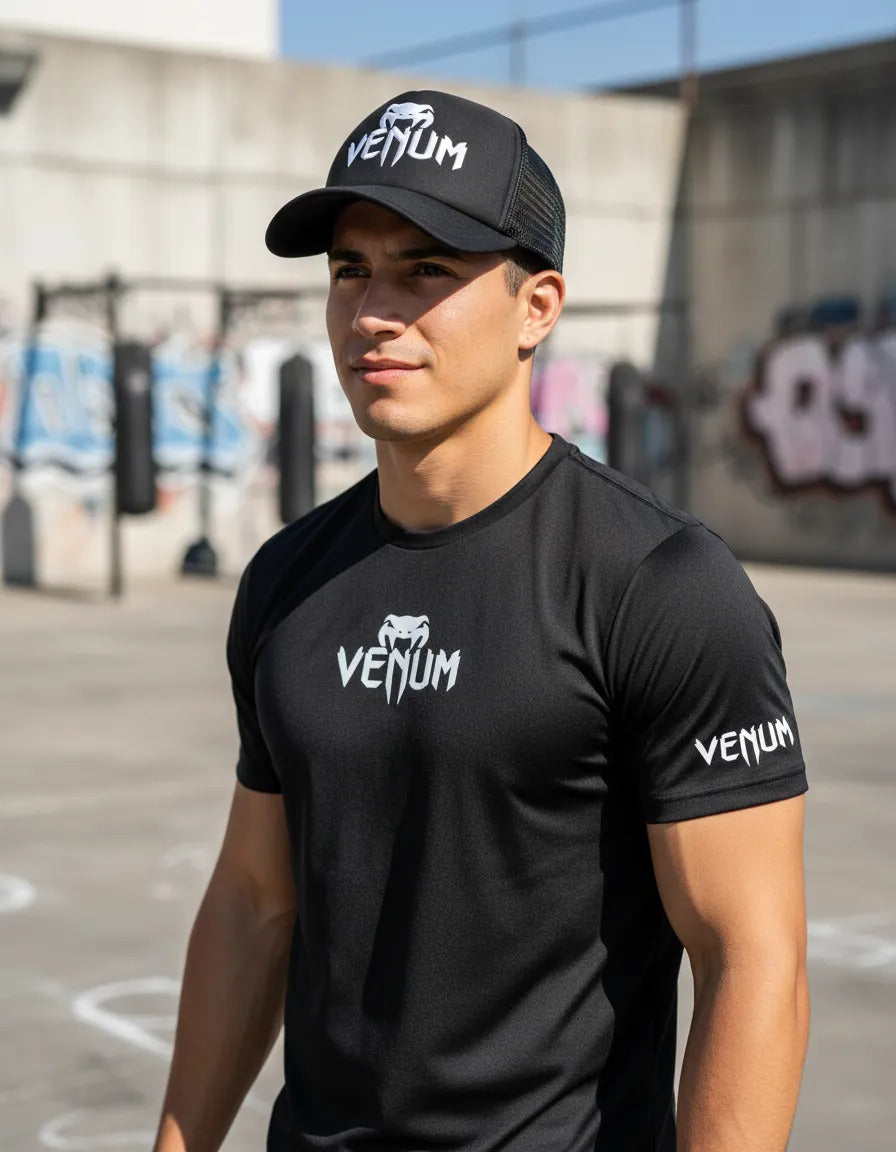 Ufc Playera Y Gorra Venum Ufc Mma Box Muay Thai Kick Boxing