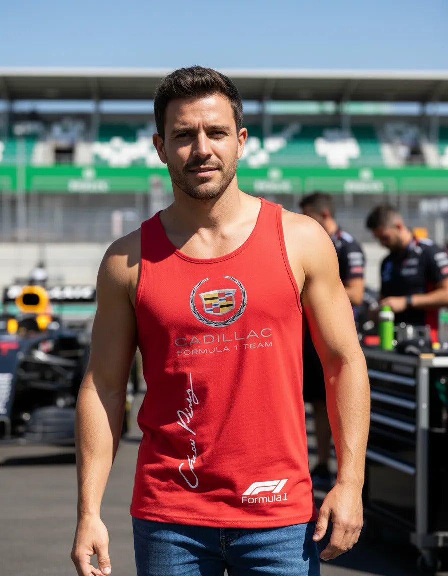 Playera Sin Mangas Cadillac Formula 1 Team F1 Automovilismo