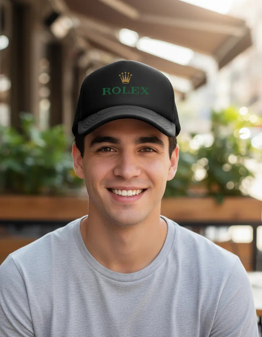 Gorra Rolex Moda Moderno Elegante Aesthetic Actualidad Negro Ajustable Rolex