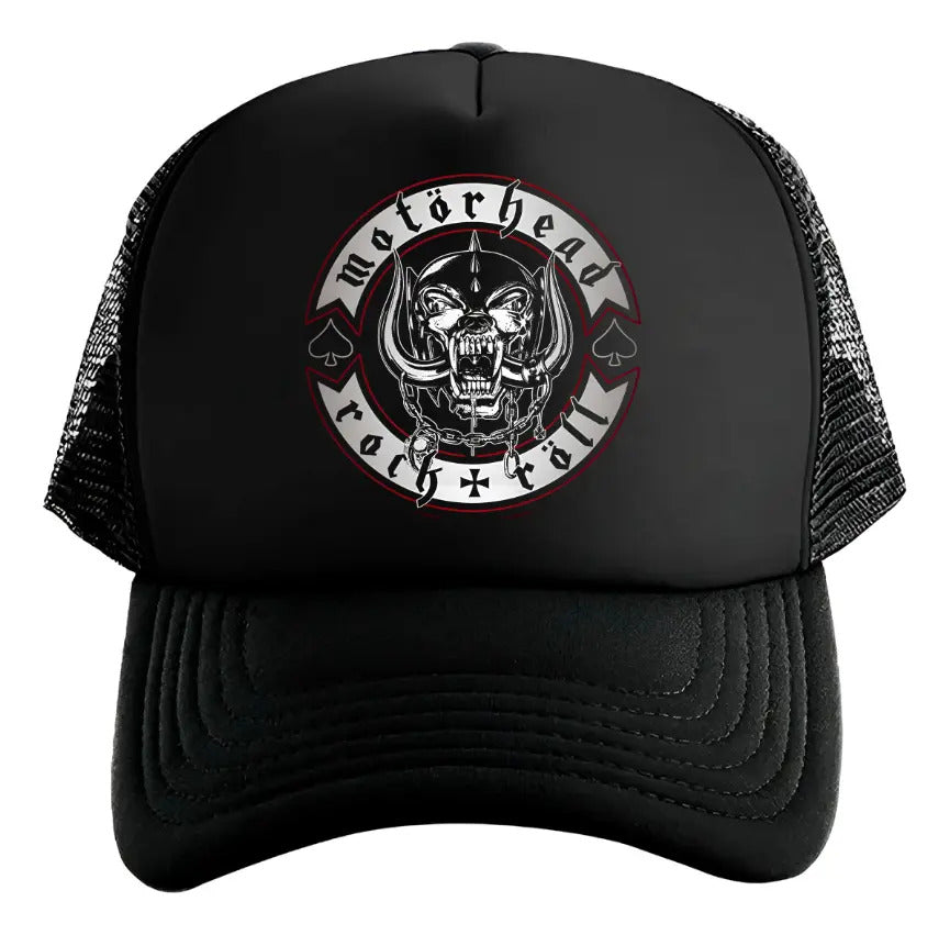 Gorra Motorhead Música Rock Heavy Metal Negro Ajustable Mthrhd