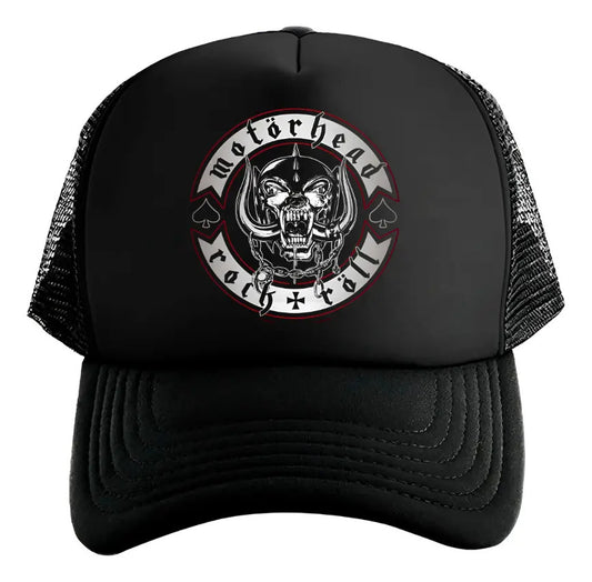 Gorra Motorhead Música Rock Heavy Metal Negro Ajustable Mthrhd