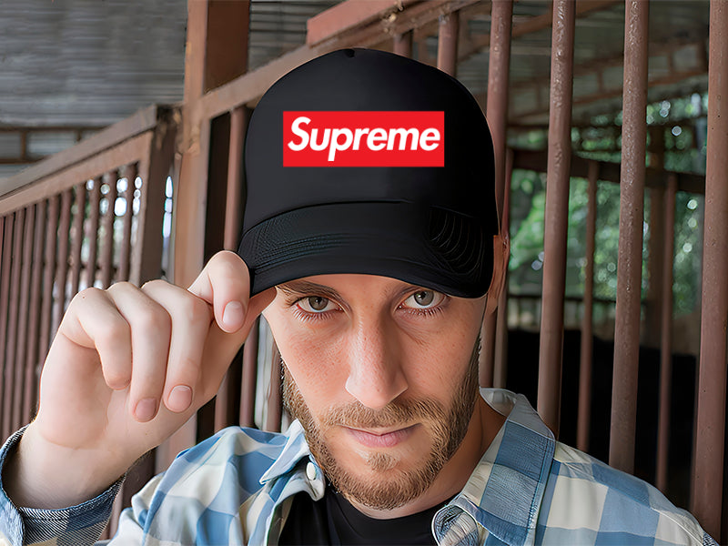 Gorra Supreme Negro Ajustable Supreme