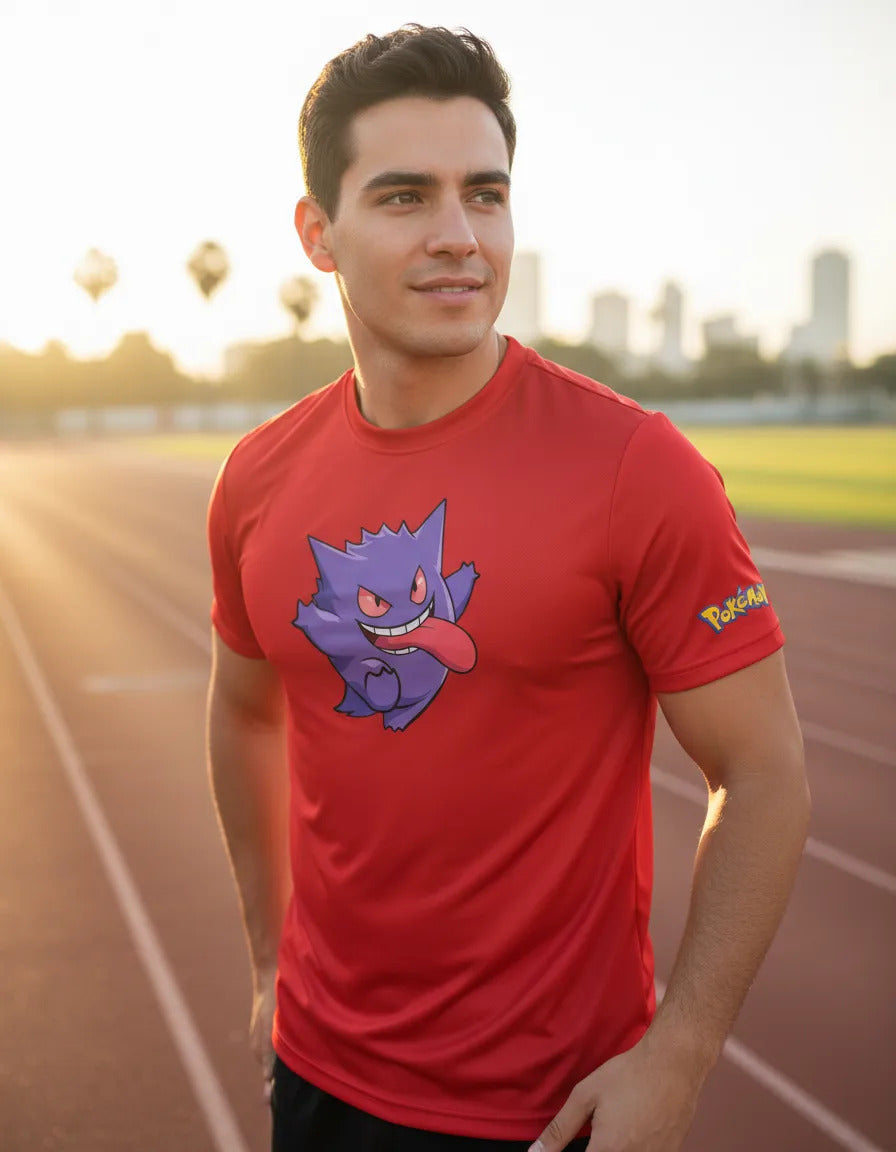 Playera Deportiva Pokémon Gengar Pikachu Charmander Squirtle