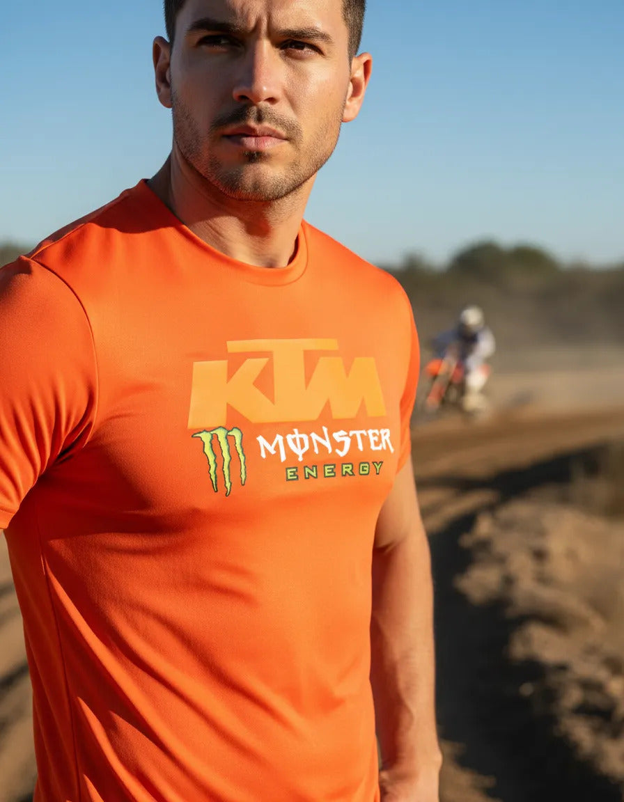 Playera Deportiva Ktm Monster Energ Off Road Motocross
