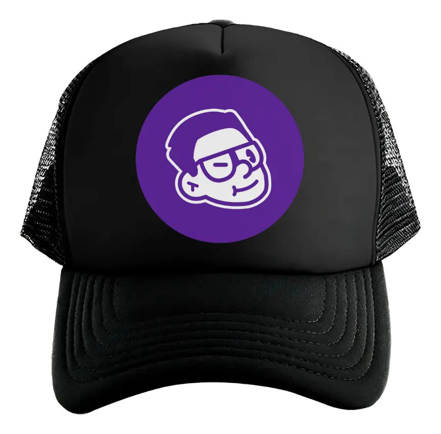 Gorra Trucker Elmariana Streamer Gamer Streaming Gaming Pc Negro Ajustable Logo
