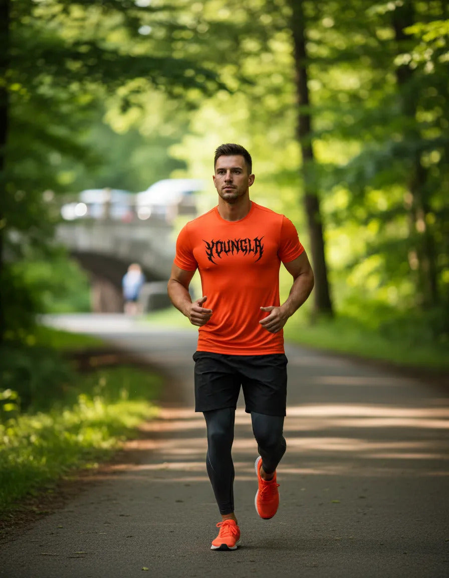 Playera Youngla Entrenamiento Fitness Gym Running Deportes