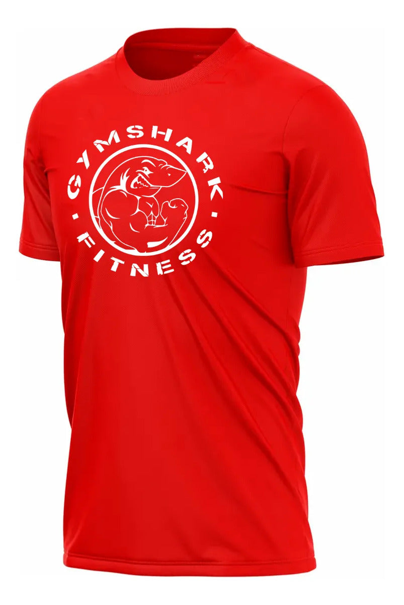 Playera Dry Fit Gym Shark Gym Fitness Running Deportes