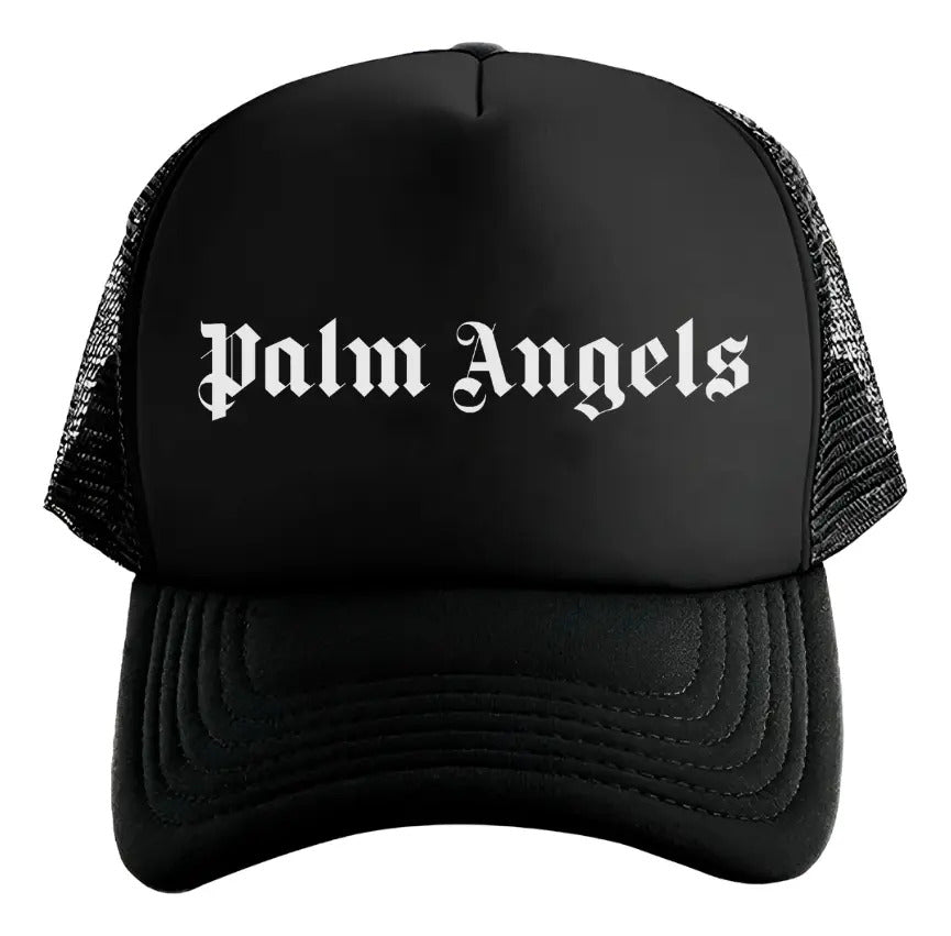 Gorra Palm Angels Moda Moderno Elegante Aesthetic Actualidad Negro Ajustable Palm