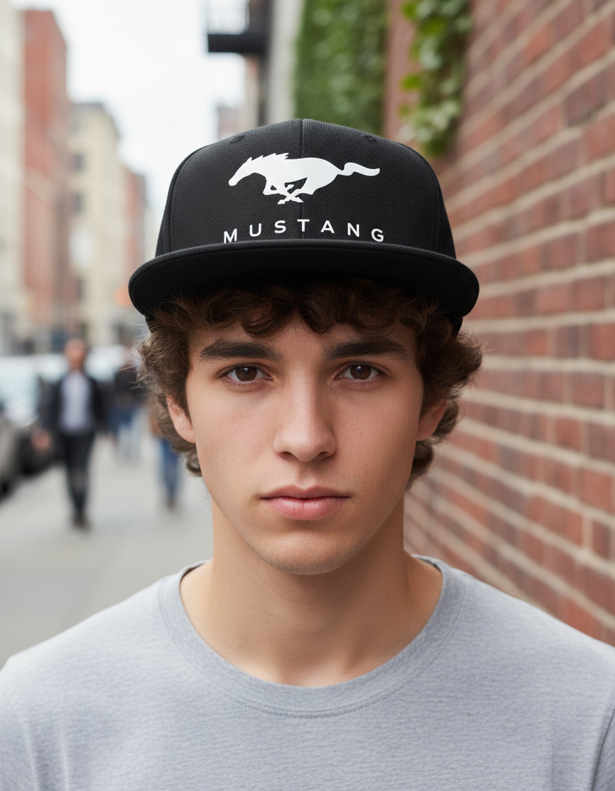 Gorra Mustang Ford Coche Vehículo Automóvil Automovilismo