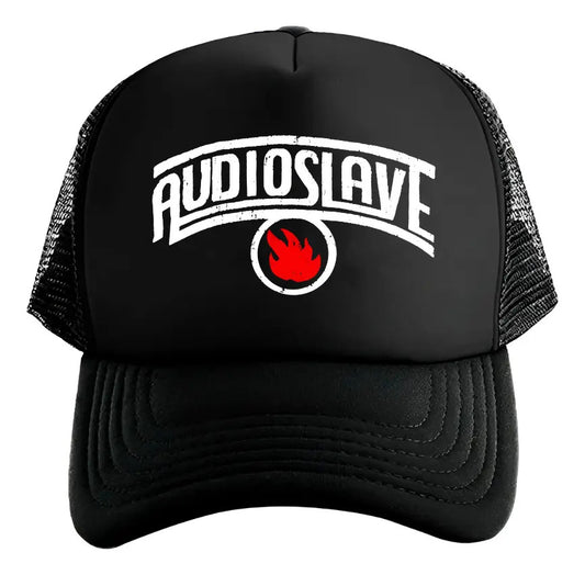 Gorra Audioslave Música Rock Negro Ajustable As