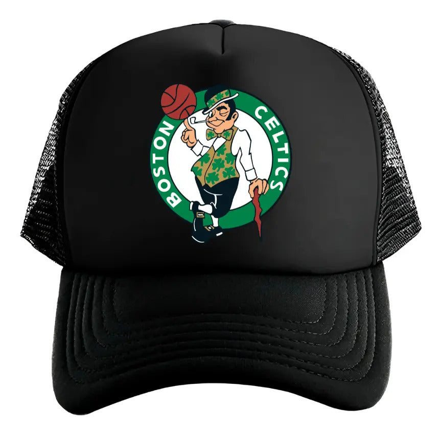 Gorra Boston Celtics Nba Básquetbol Baloncesto Negro Ajustable Bc