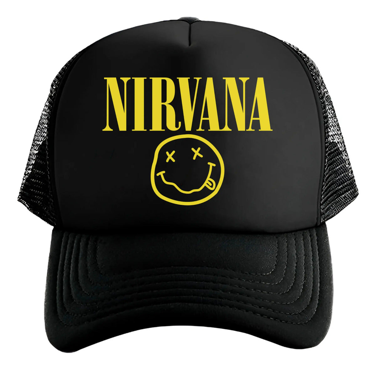 Gorra Nirvana Música Rock Heavy Metal Negro Ajustable Nirvana
