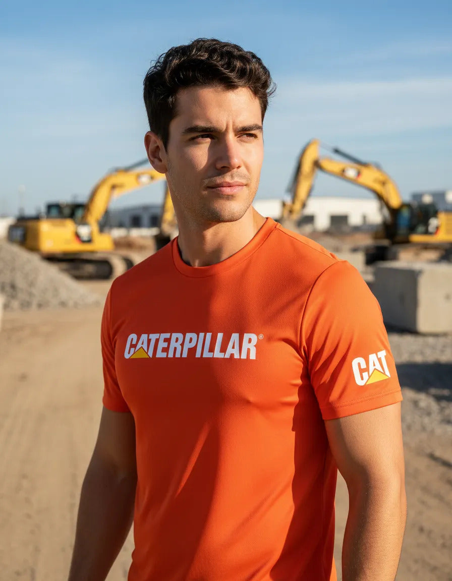 Playera Deportiva Caterpillar Maquinaria Construcción