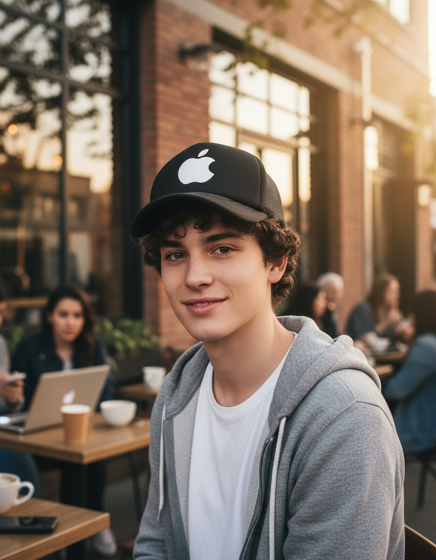 Gorra Apple Negro Ajustable Apple
