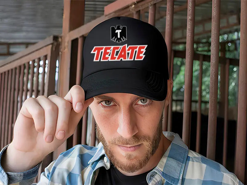 Gorra Tecate Cerveza Bebida Negro Ajustable Tecate