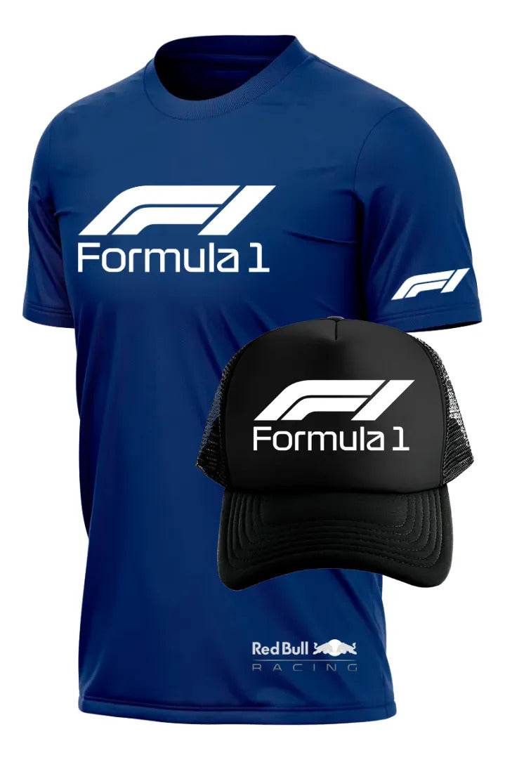 Playera Y Gorra Formula 1 F1 Red Bull Racing Autos