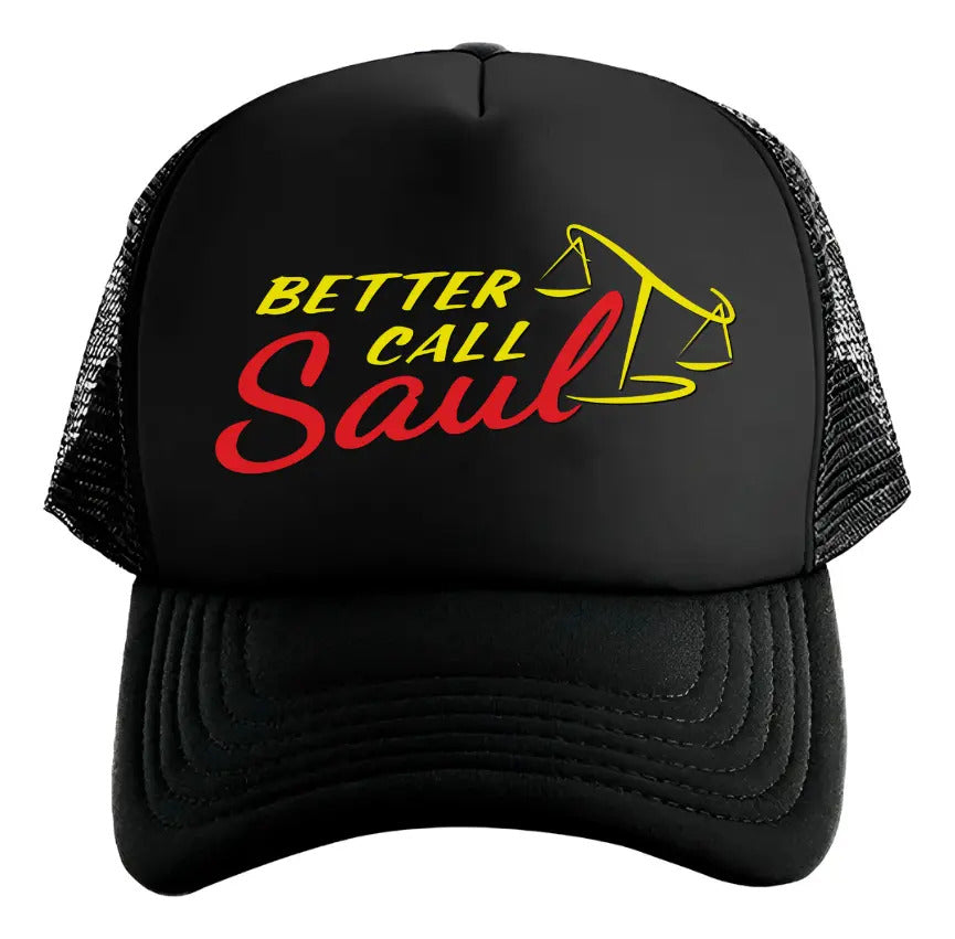 Gorra Trucker Better Call Saul Gus Fring Lalo Salamanca Tv Negro Ajustable Bcs