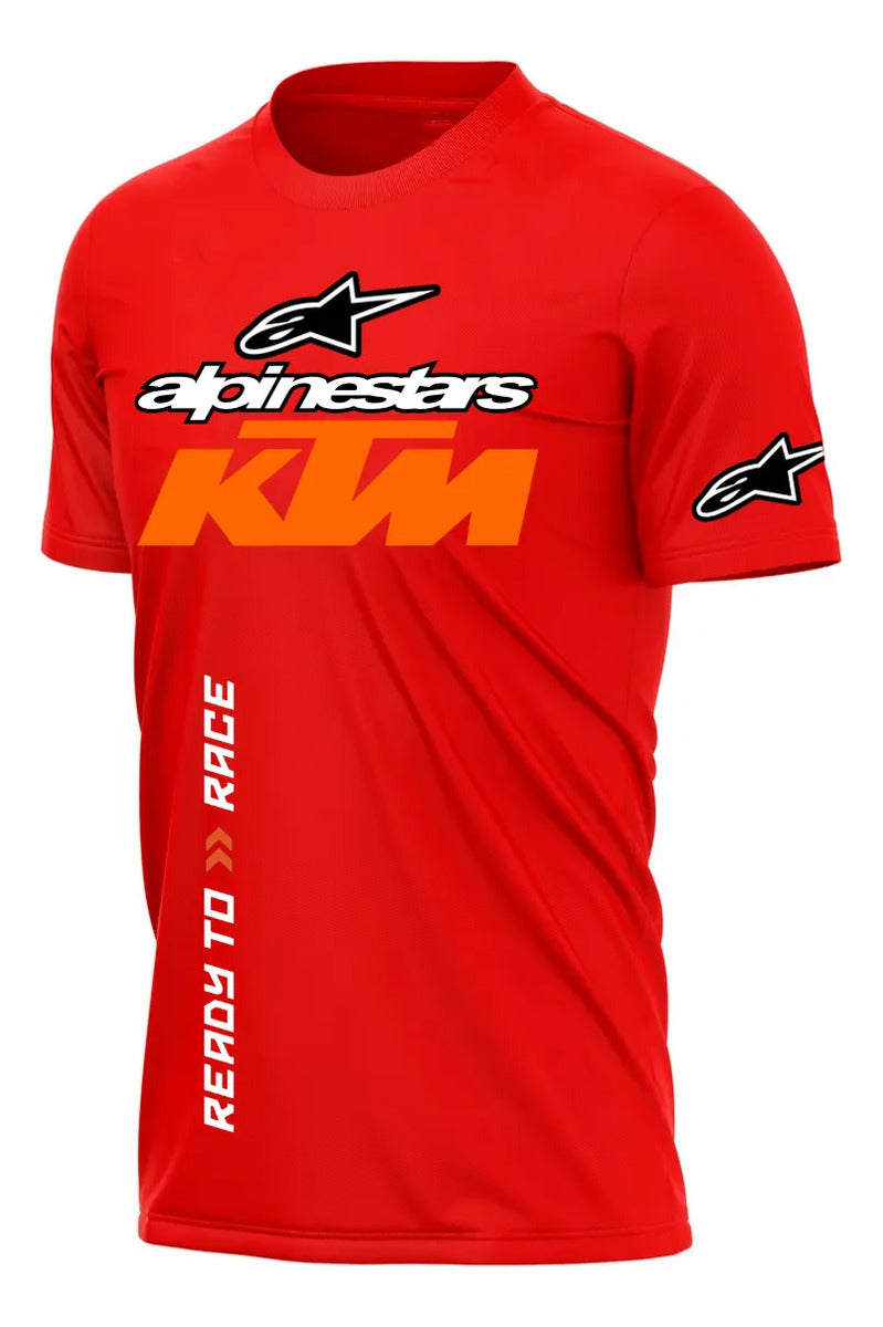 Playera Deportiva Alpinestars Ktm Rojo Logo M