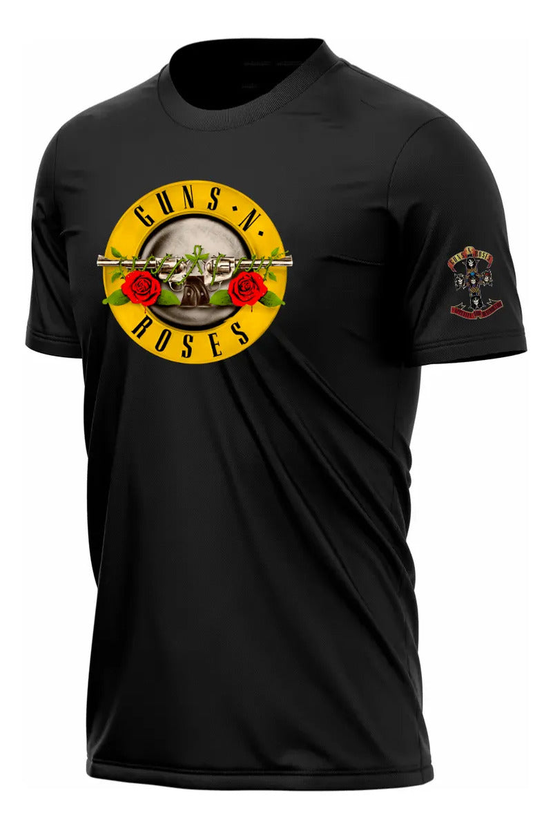 Playera Deportiva Guns & Roses Música Rock Slash Axel Rose