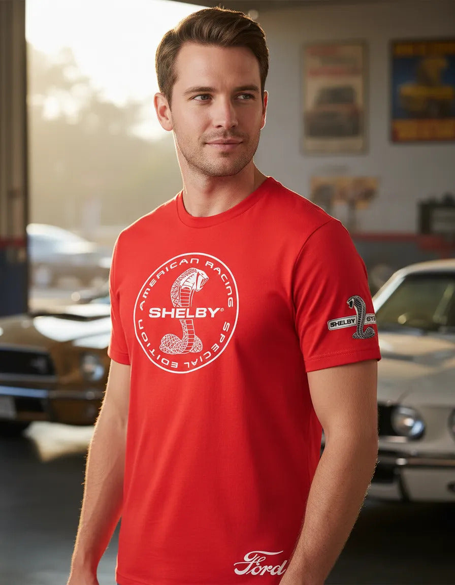 Playera Shelby Cobra Ford Mustang Coche Vehículo Automóvil