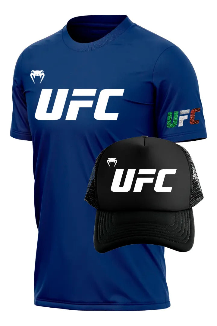 Ufc Playera Y Gorra Ufc Mma Box Muay Thai Kick Boxing Bjj