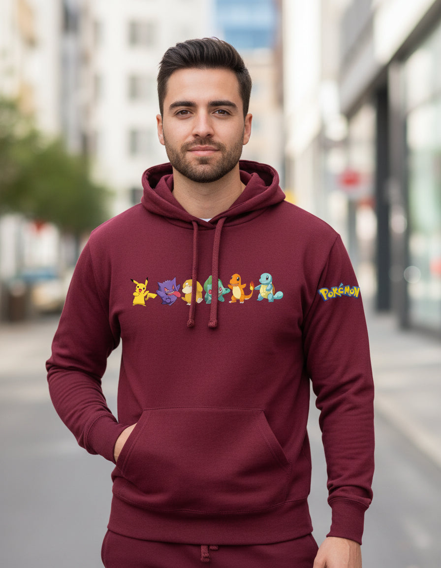 Sudadera Pokémon Gengar Pikachu Charmander Bulbasaur Squirtl