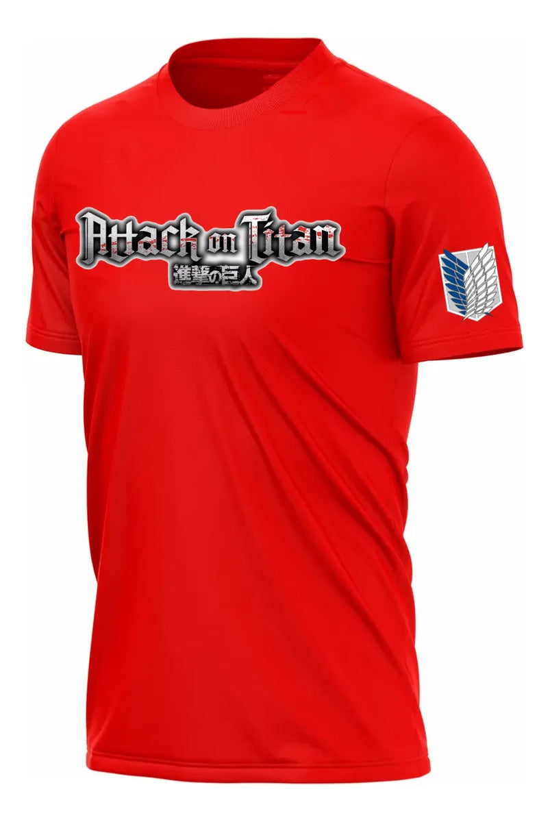 Playera Attack On Titan Shingeki No Kyojin Eren Levi Anime