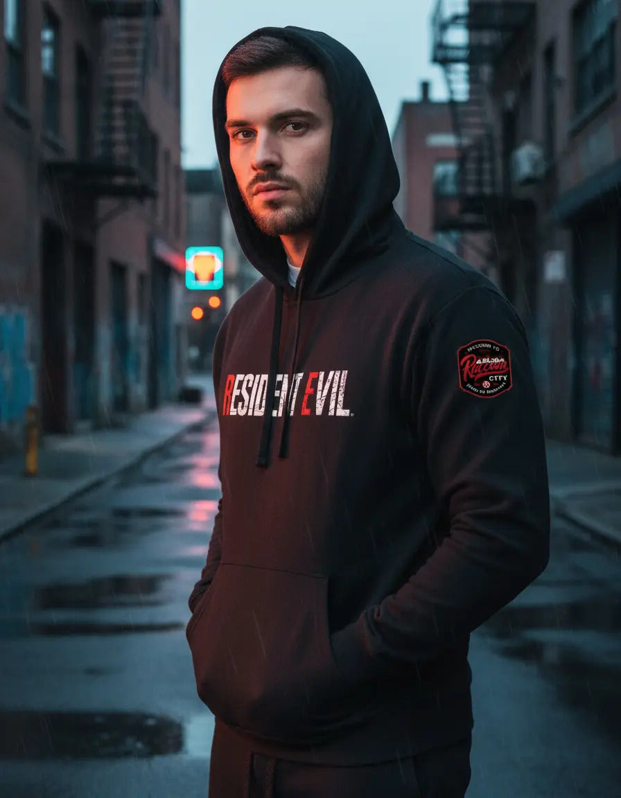 Sudadera Resident Evil Requiem Leon Kennedy Umbrella Zombies