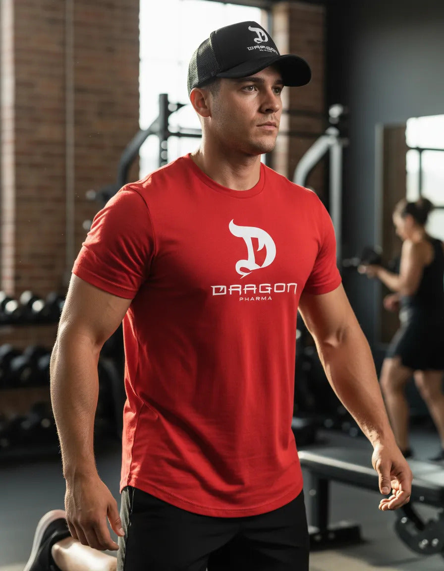 Playera Y Gorra Dragon Pharma Gym Fitness Running Deportes