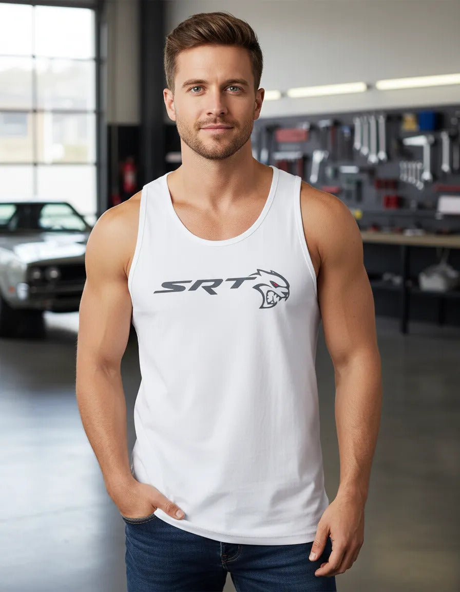 Playera Sin Mangas Hellcat Srt Dodge Charger Automovilismo