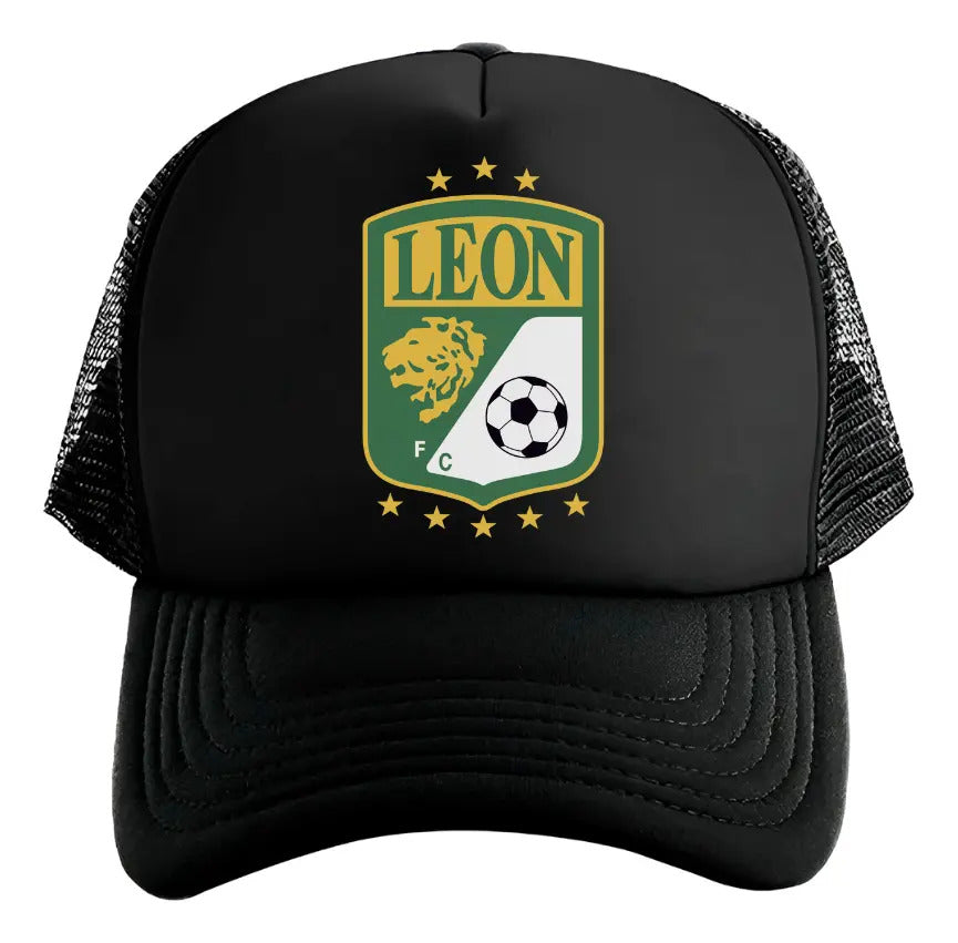 Gorra Fc León Fútbol Fifa Liga Mx Deportes México Negro Ajustable Fc León