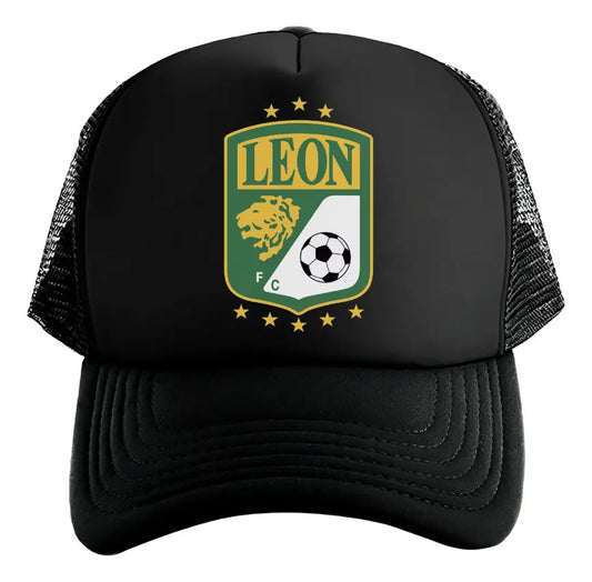 Gorra Fc León Fútbol Fifa Liga Mx Deportes México Negro Ajustable Fc León