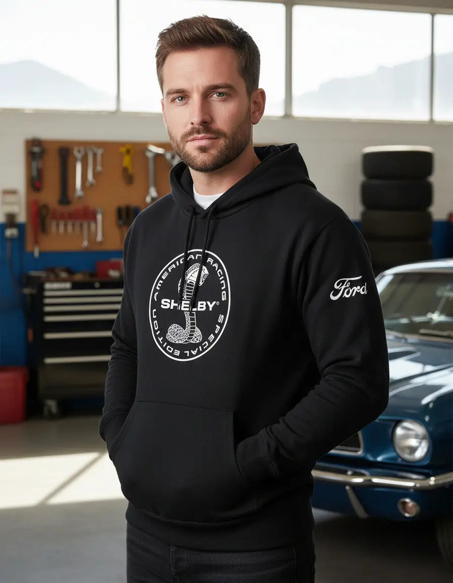 Sudadera Shelby Cobra Ford Mustang Coche Vehículo Auto